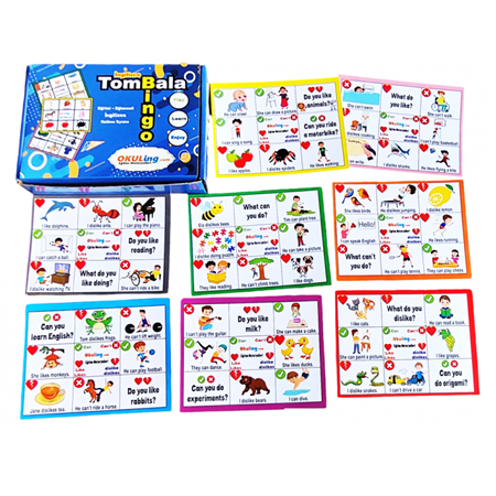 Bingo İngilizce Tombala Oyunu Can Can't Like Don't like